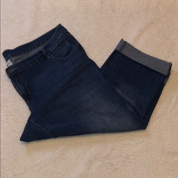 Old Navy Denim - Old navy cuffed jean capris